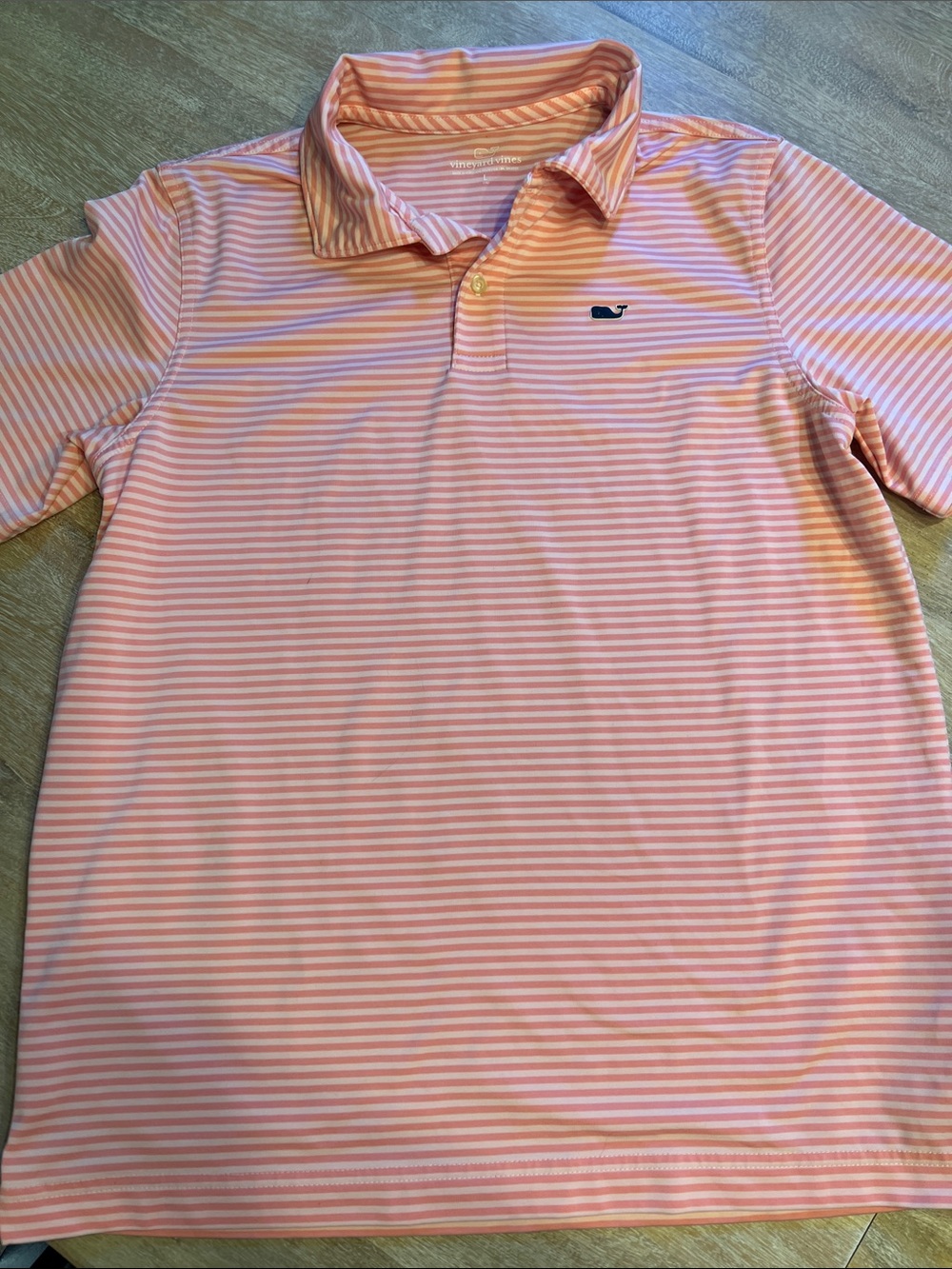 Vineyard a vines boys large 16 performance polo EUC